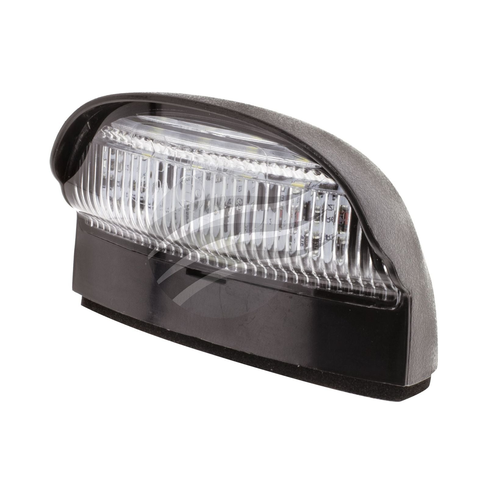 LED Licence Plate Lamp 10-30V Black Housing 500mm Lead IP67 72x41x50mm Bulk PCK