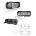 LED Licence Plate Lamp 10-30V Angled Black Flush MNT Housing 89x33x17mm Blst PCK