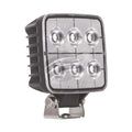 LED Square Worklamp Flood Beam 60 Deg 9-36V 24W 24 Leds Black Hsng 2,800lmn IP68