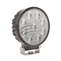 LED Round Worklamp Flood Beam 60 Deg 9-36V 36W 36 Leds Black Hsng 3,600lmn IP68