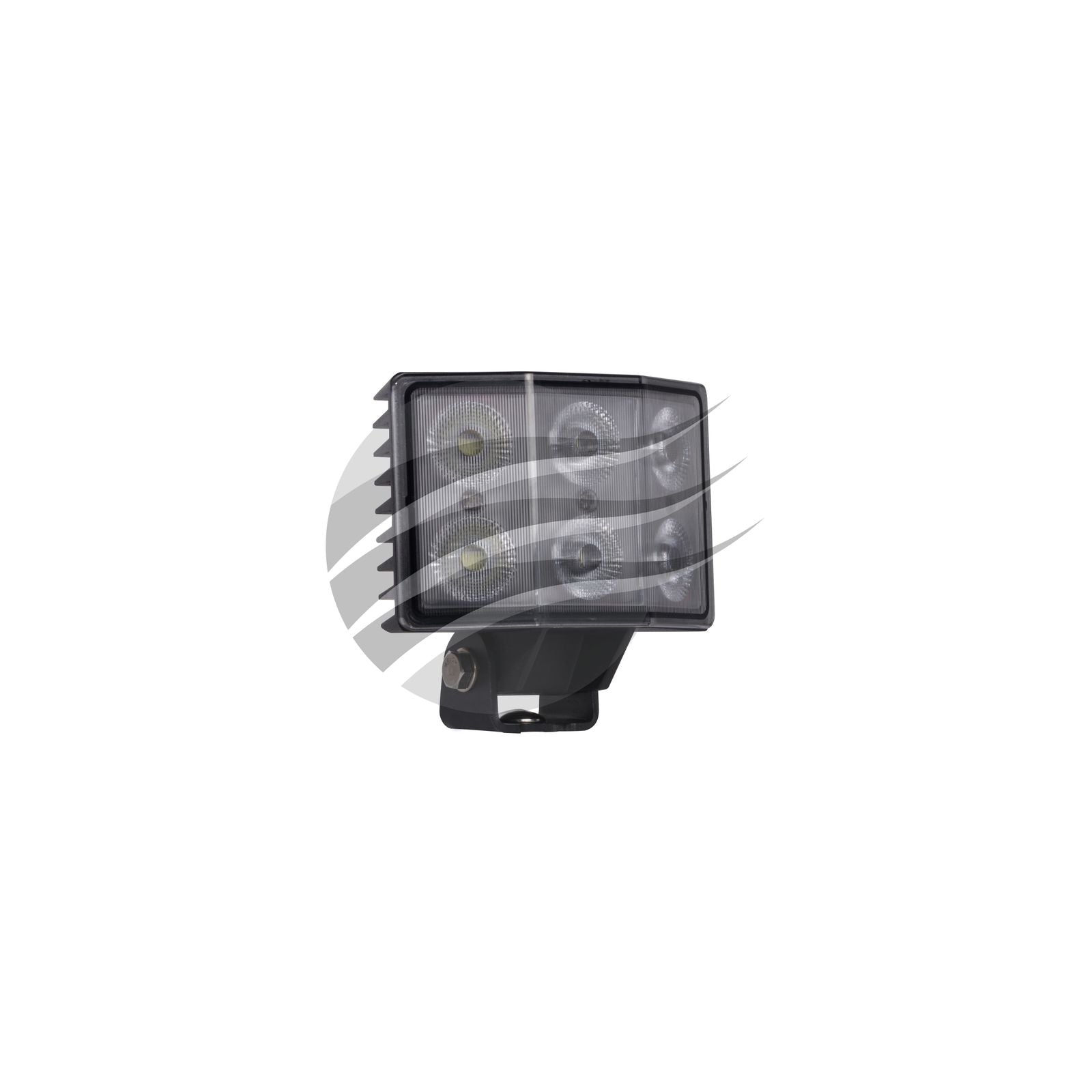 LED Rctngl Worklamp Flood Beam 9 - 36V 60W 6 Led's Black Hsng 5,700 Lumens