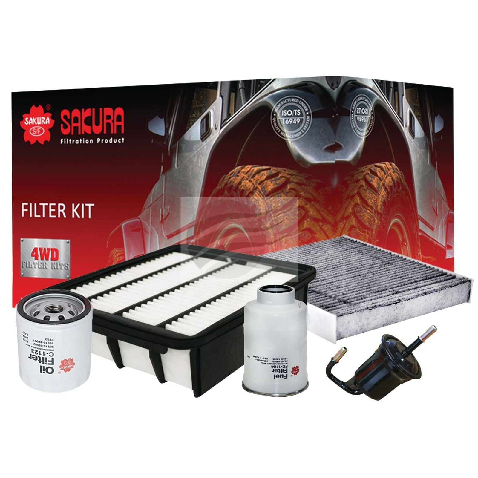 Filter Service Kit for Toyota Landcruiser Prado GDJ150R 1GDFTV 08/2015