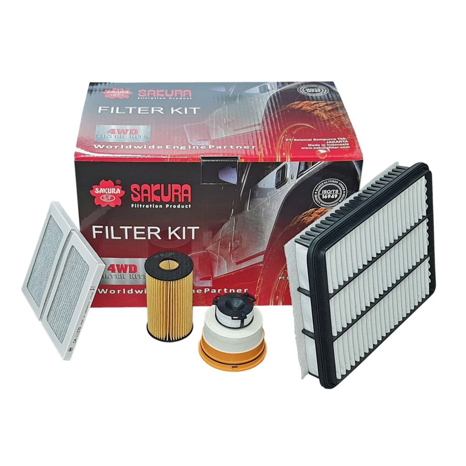 Filter Service Kit for Toyota Landcruiser VDJ 01/-2020-09/2022