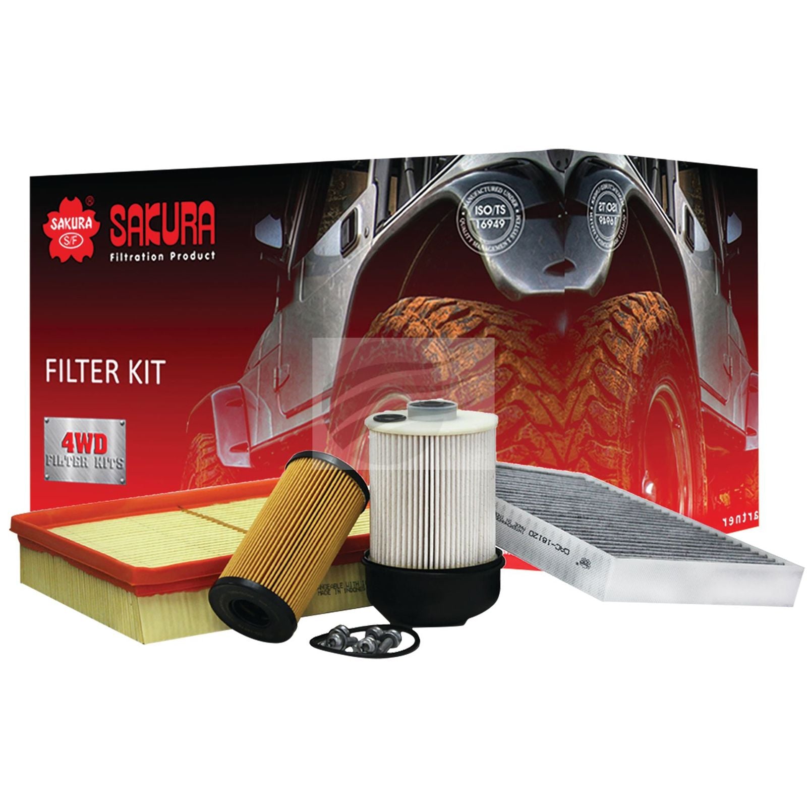 Filter Service Kit for Nissan Navara D23 NP300 YS23DDT 05/2015