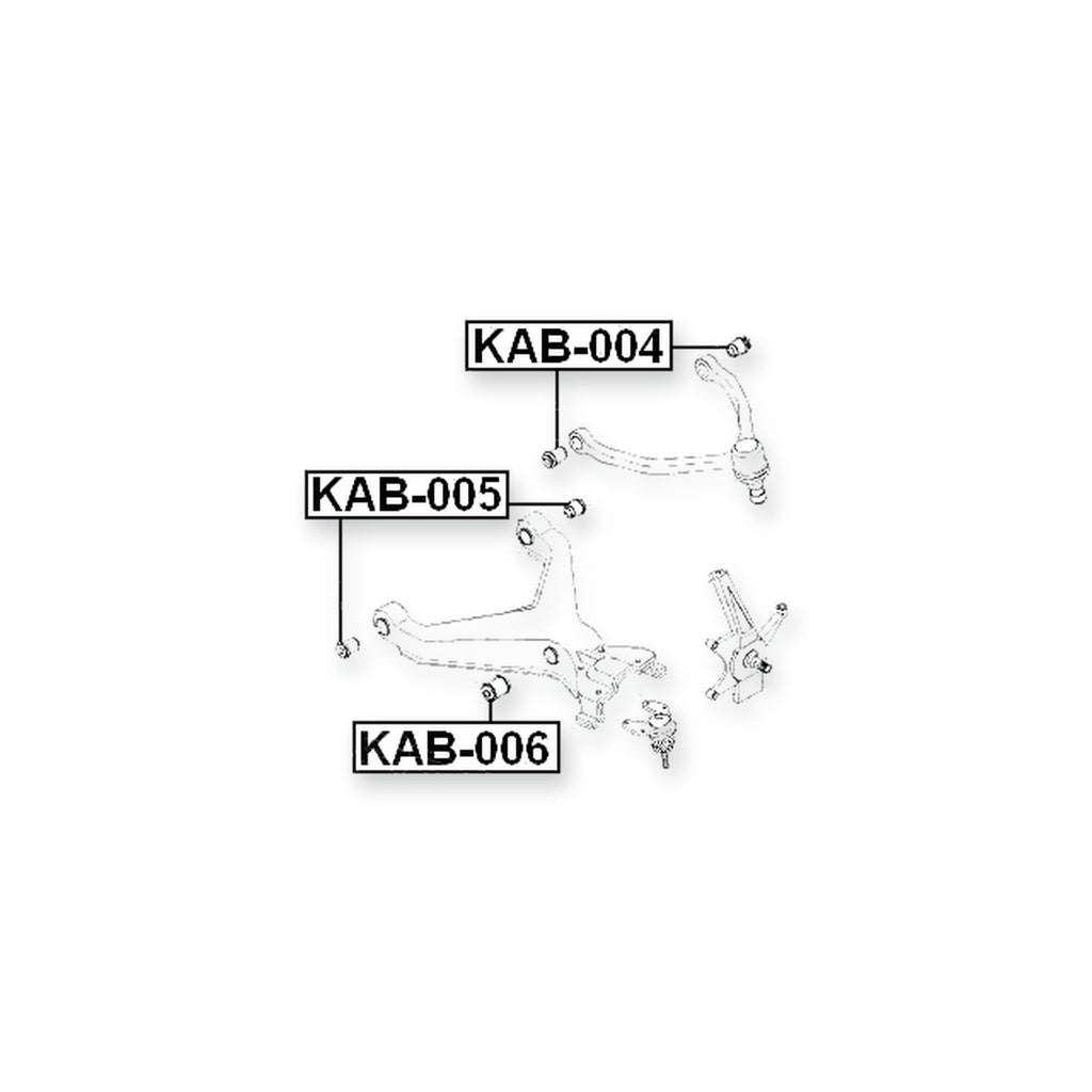 Kia Besta Front Lower Bushing, Control Arm
