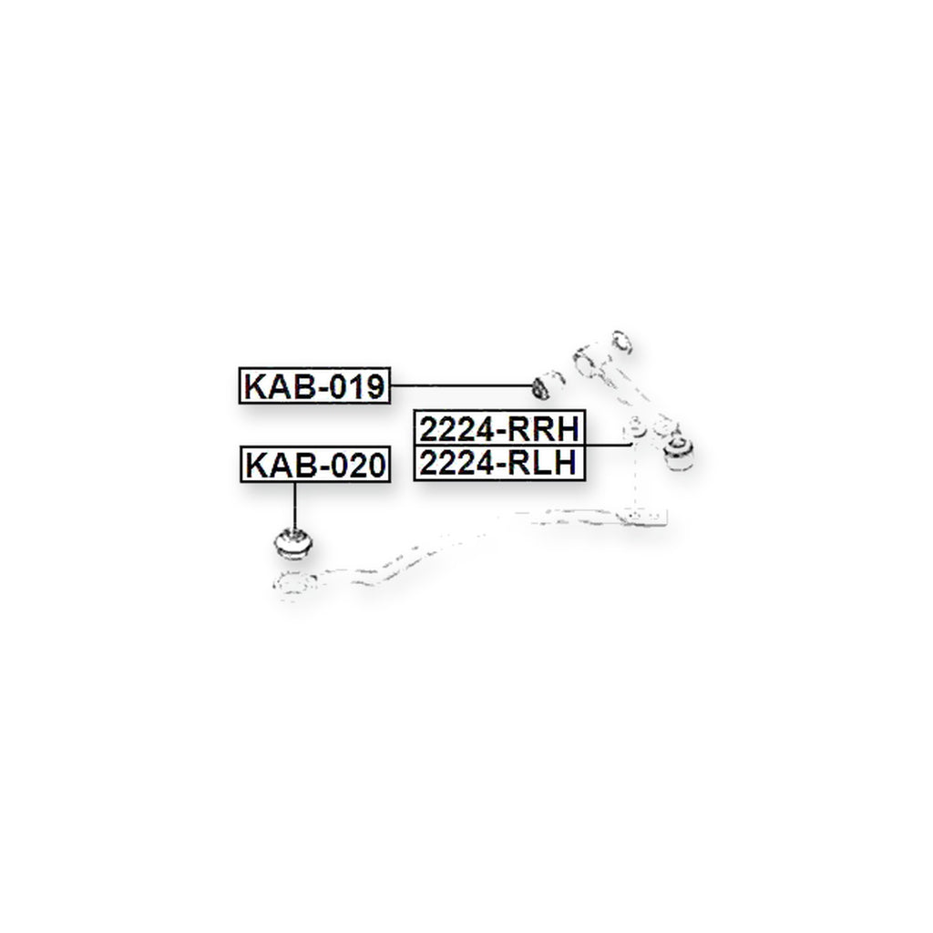 Kia Rio 00 Front Lower Stabilazer Bushing