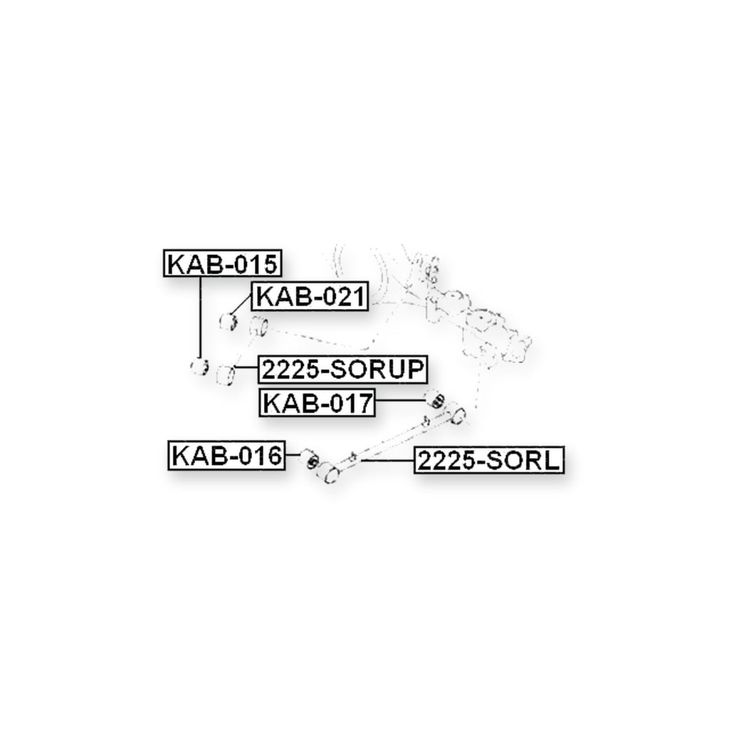 Kia Sorento Rear Upper Bushing, Trailing Arm 2006-on