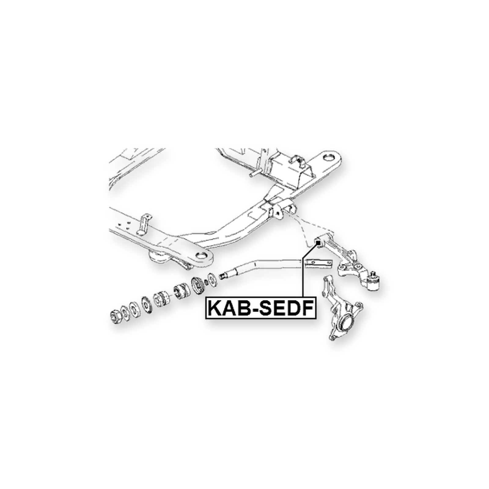 Kia Carnival Front Lower Bushing, Control Arm