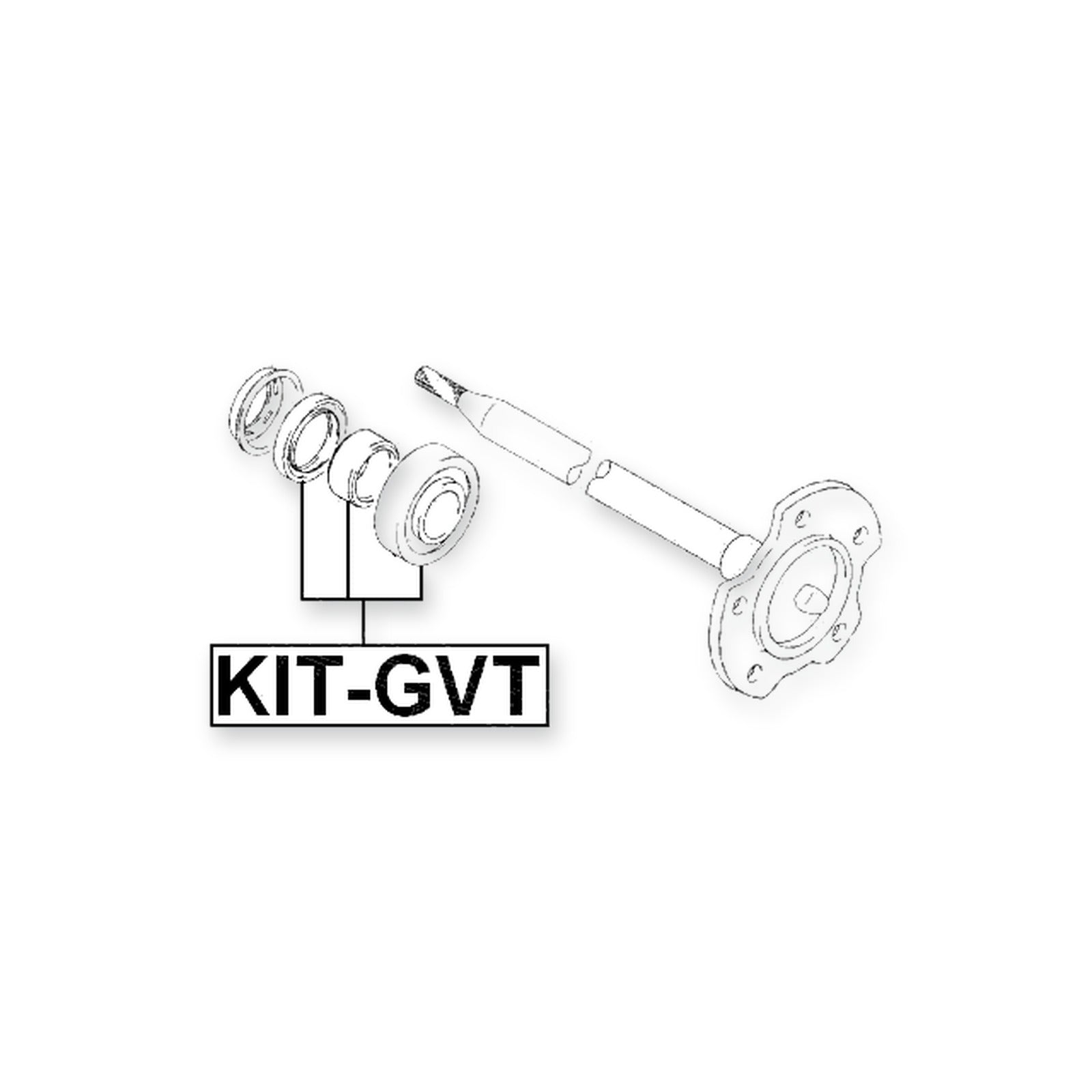 Suzuki Escudo SQ416L Rear Repair Kit, Ball Bearing Axle Shaft 40X80X23 1998-2006