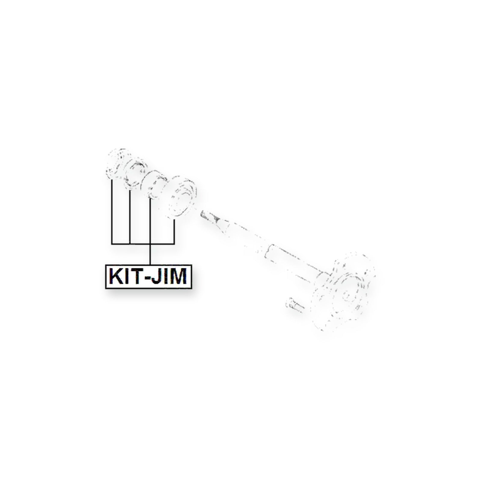 Rear Repair Kit, Ball Bearing Axle Shaft 35X72X22