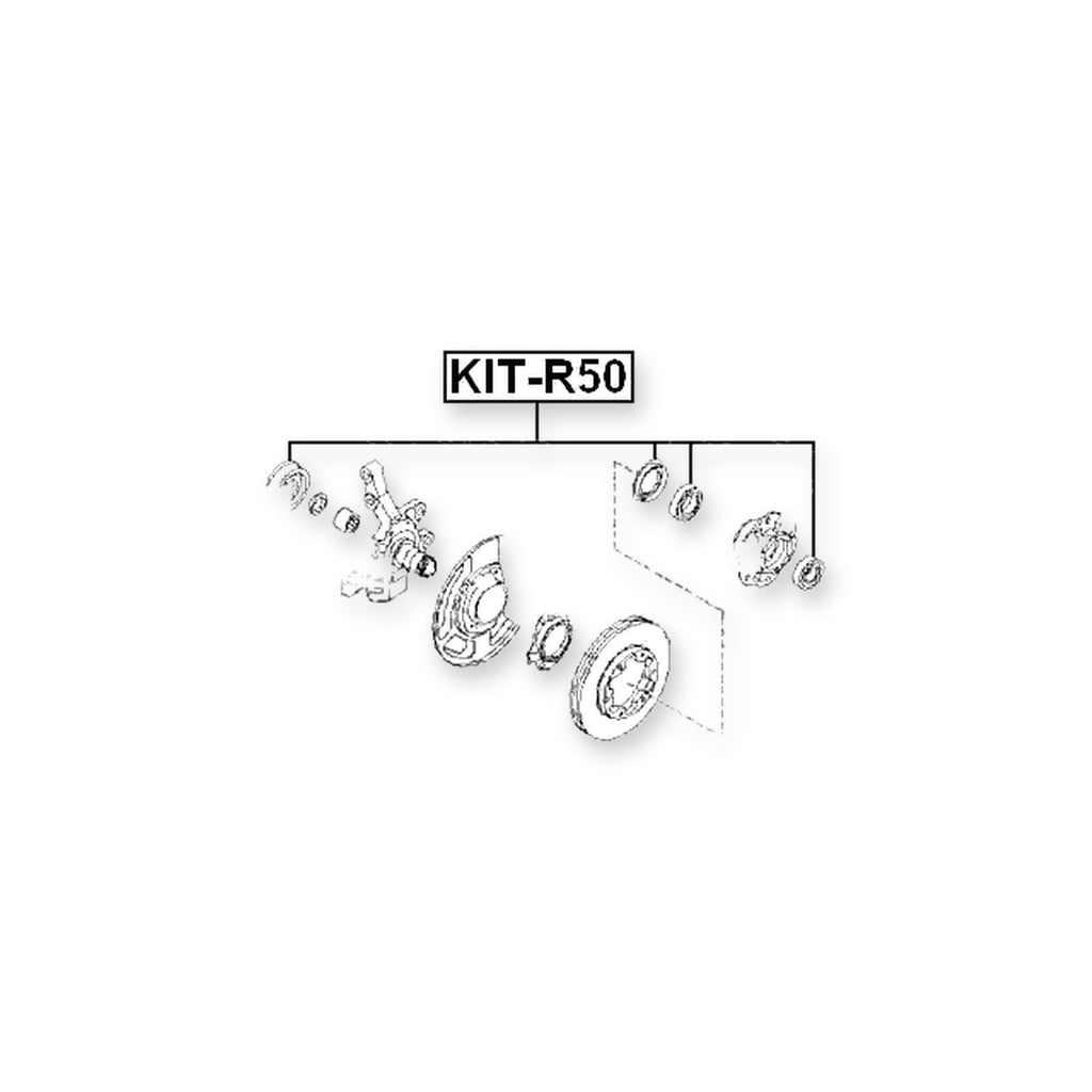 Infiniti QX4 JR50 Front Wheel Bearing Repair Kit