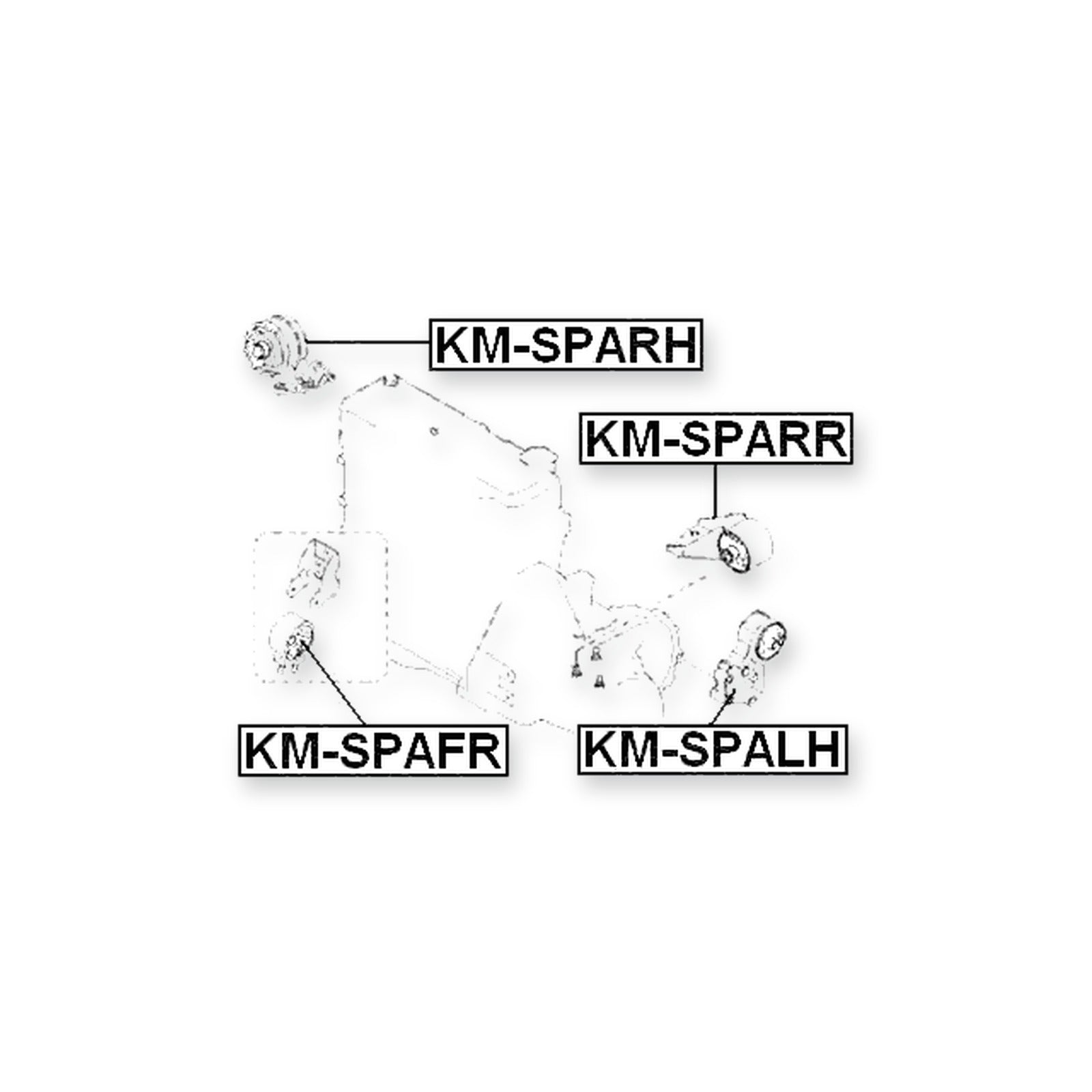 Kia Carens Front Engine Mount