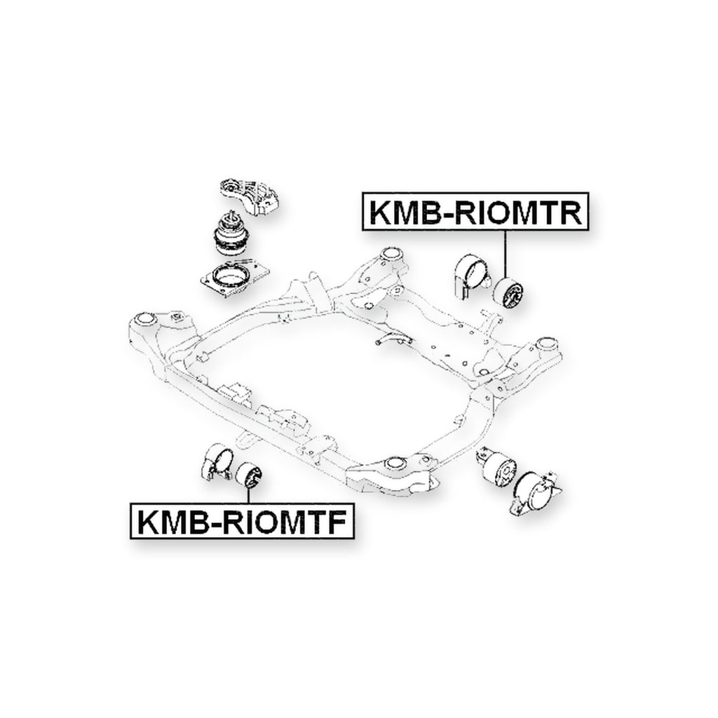 Kia K2 Rear Engine Mount Bushing 2006-on