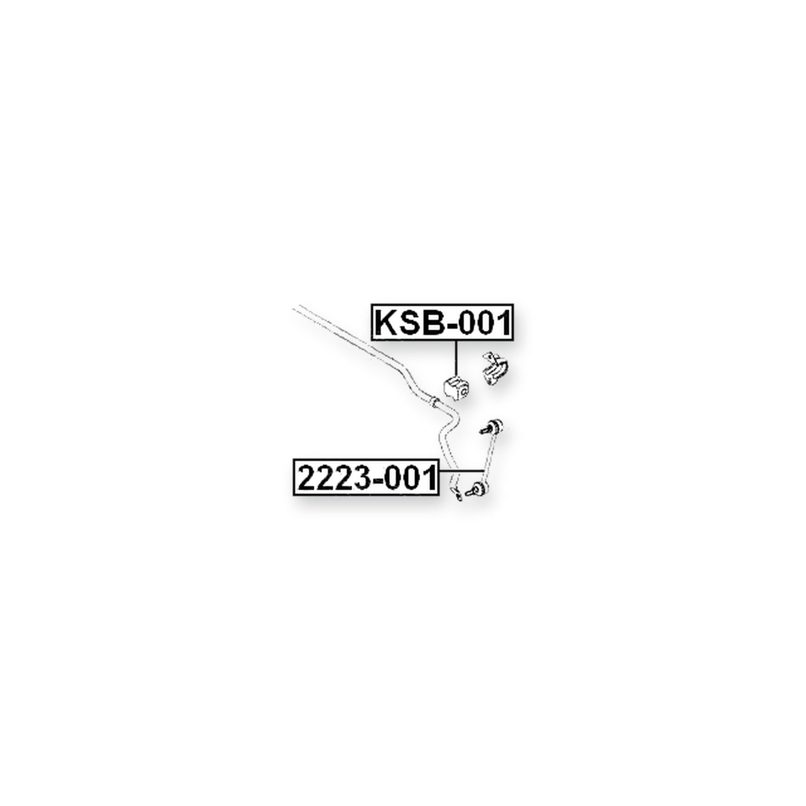 Kia Carens Rear Stabilizer Bar Bush D14.8 2006-on