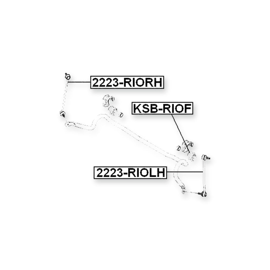 Hyundai Accent Front Stabilizer Bar Bush D23.8 2006-on
