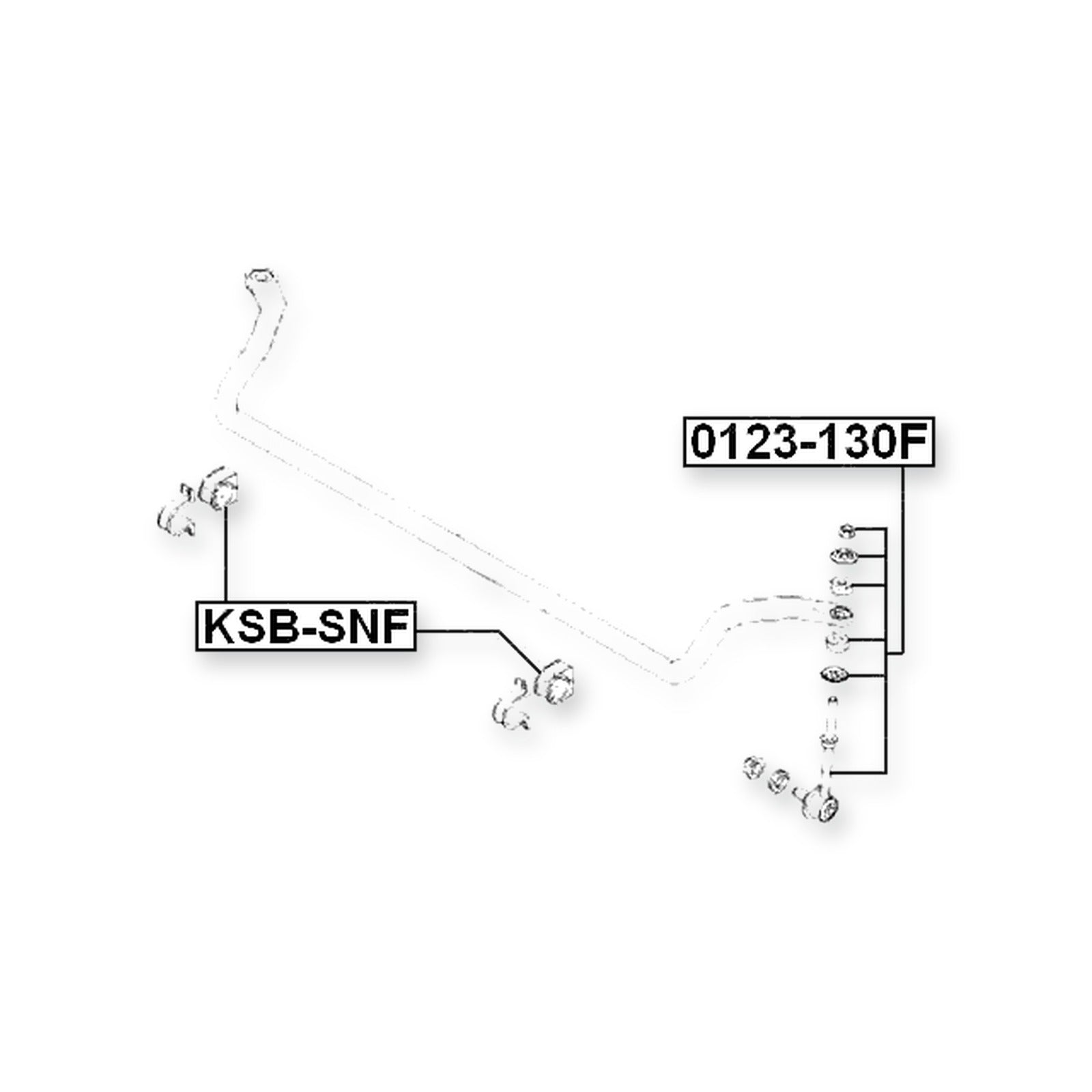 Kia Sorento Front Stabilizer Bar Bush D25.1
