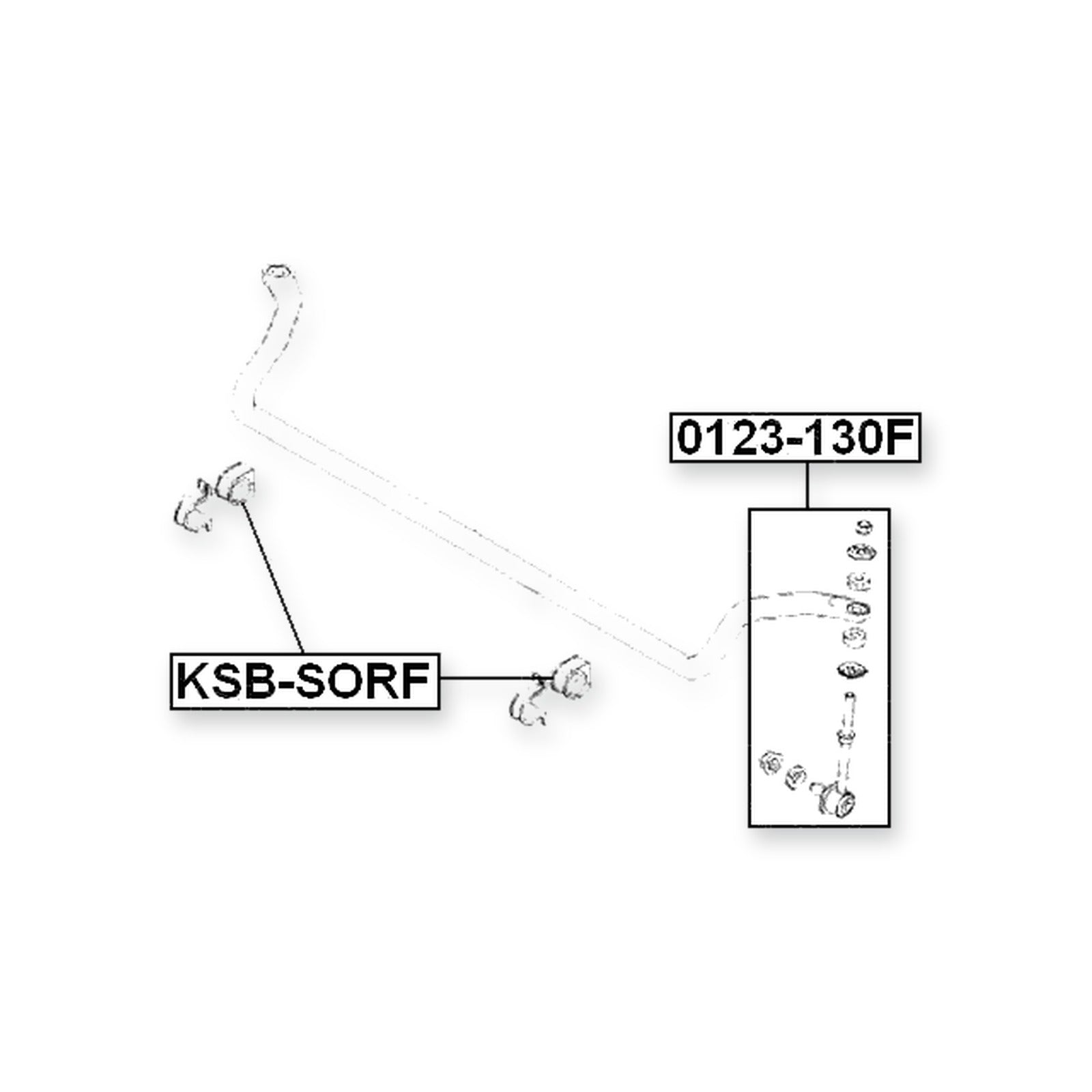 Kia Sorento Front Stabilizer Bar Bush D28