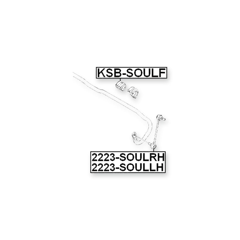 Kia Forte Front Stabilizer Bar Bush D21.5
