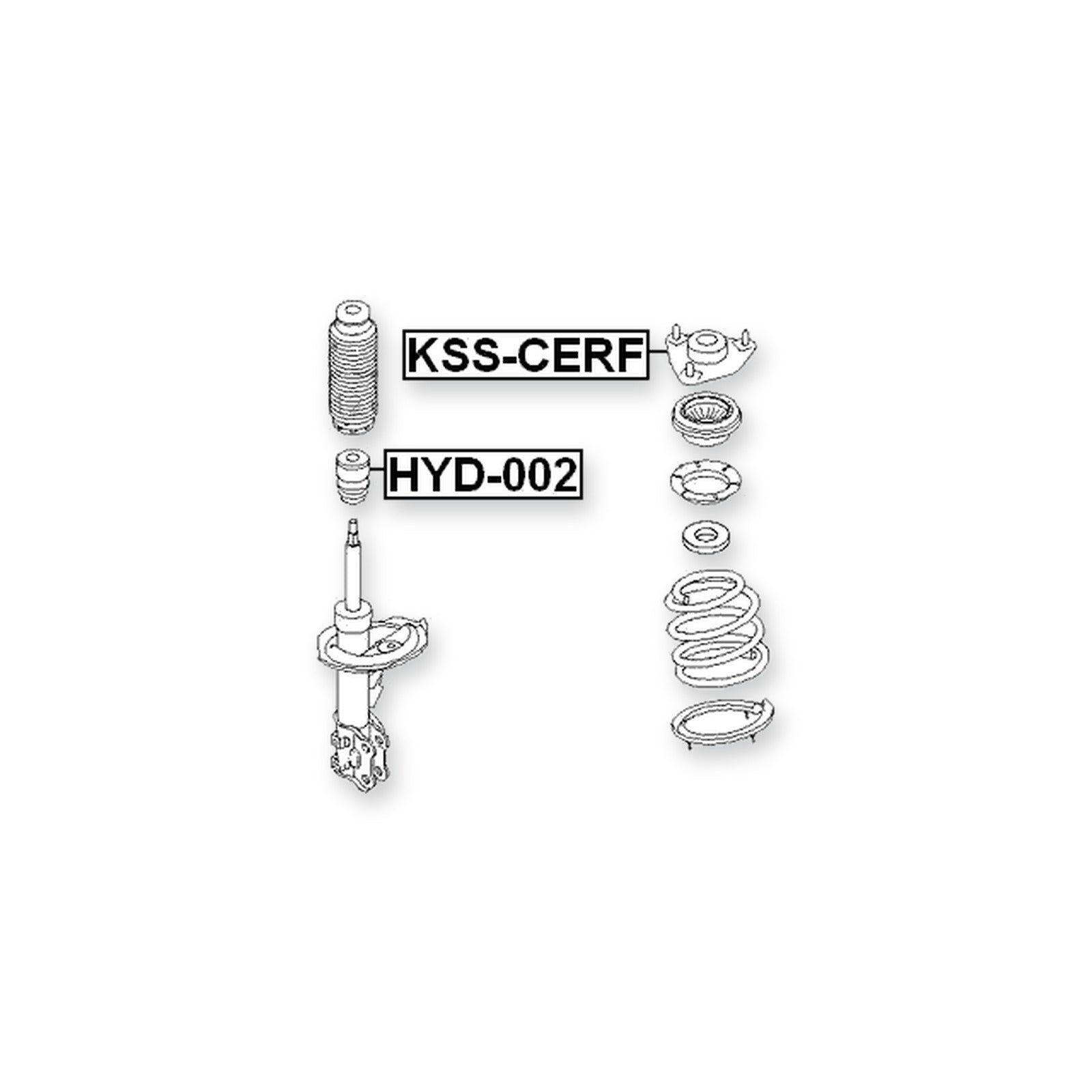 Kia Cerato Front Shock Absorber Mounting