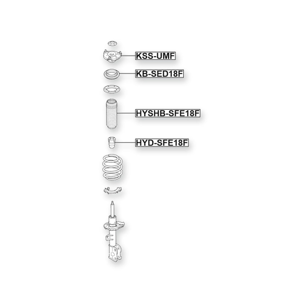 Kia Sorento Front Shock Absorber Mounting