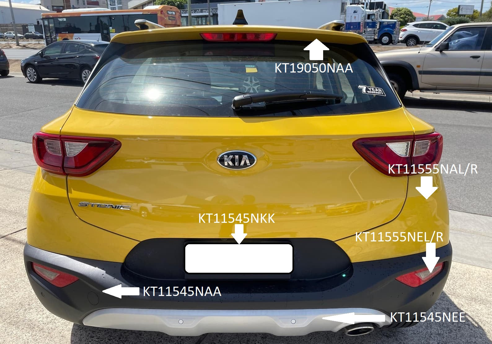 Genuine Kia Stonic Bar End Cover Left Hand Rear (06/20-On)