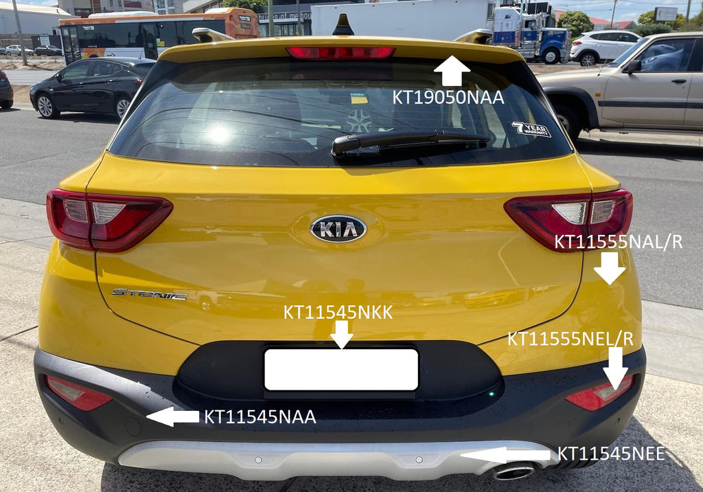 Genuine Kia Stonic Bar Number Plate Holder Rear (06/20-On)