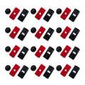 TFI Racing Aunger Louvre Fitting Kit Rear Louvre Mounting Clips set of 12