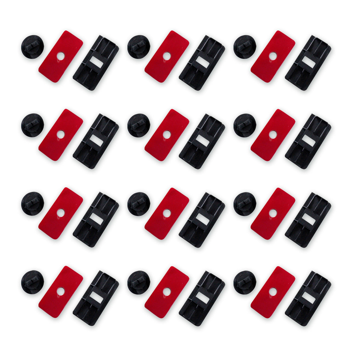 TFI Racing Aunger Louvre Fitting Kit Rear Louvre Mounting Clips set of 12