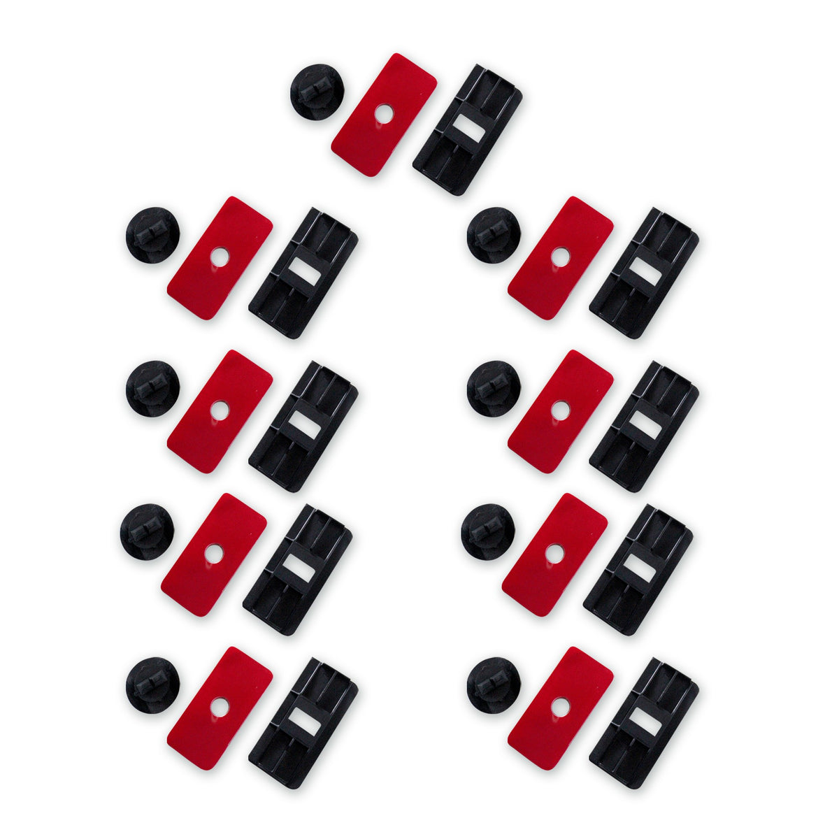 TFI Racing Aunger Louvre Fitting Kit Rear Louvre Mounting Clips set of 9 (LAT9)