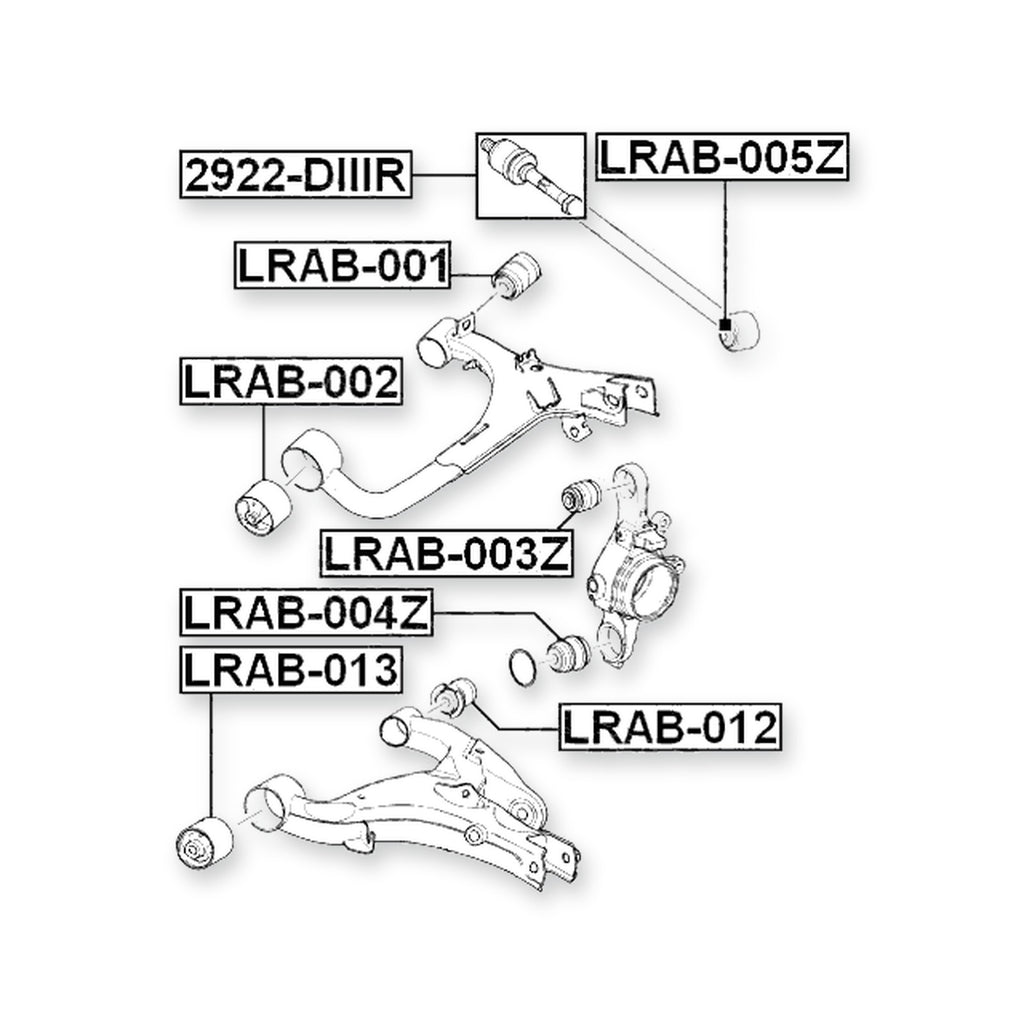 Land Rover 3/Discovery 3 Rear Lower Arm Bushing