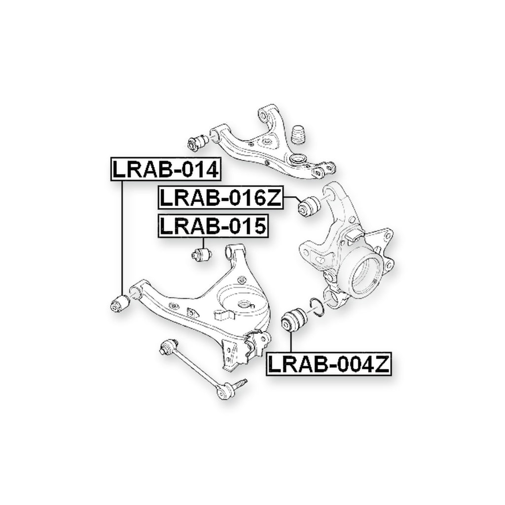 Land Rover Range Rover Front Lower Bushing, Control Arm