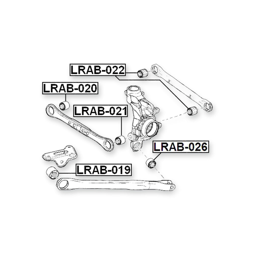 Land Rover Freelander 2/LAND Rove Rear Lower Arm Bushing