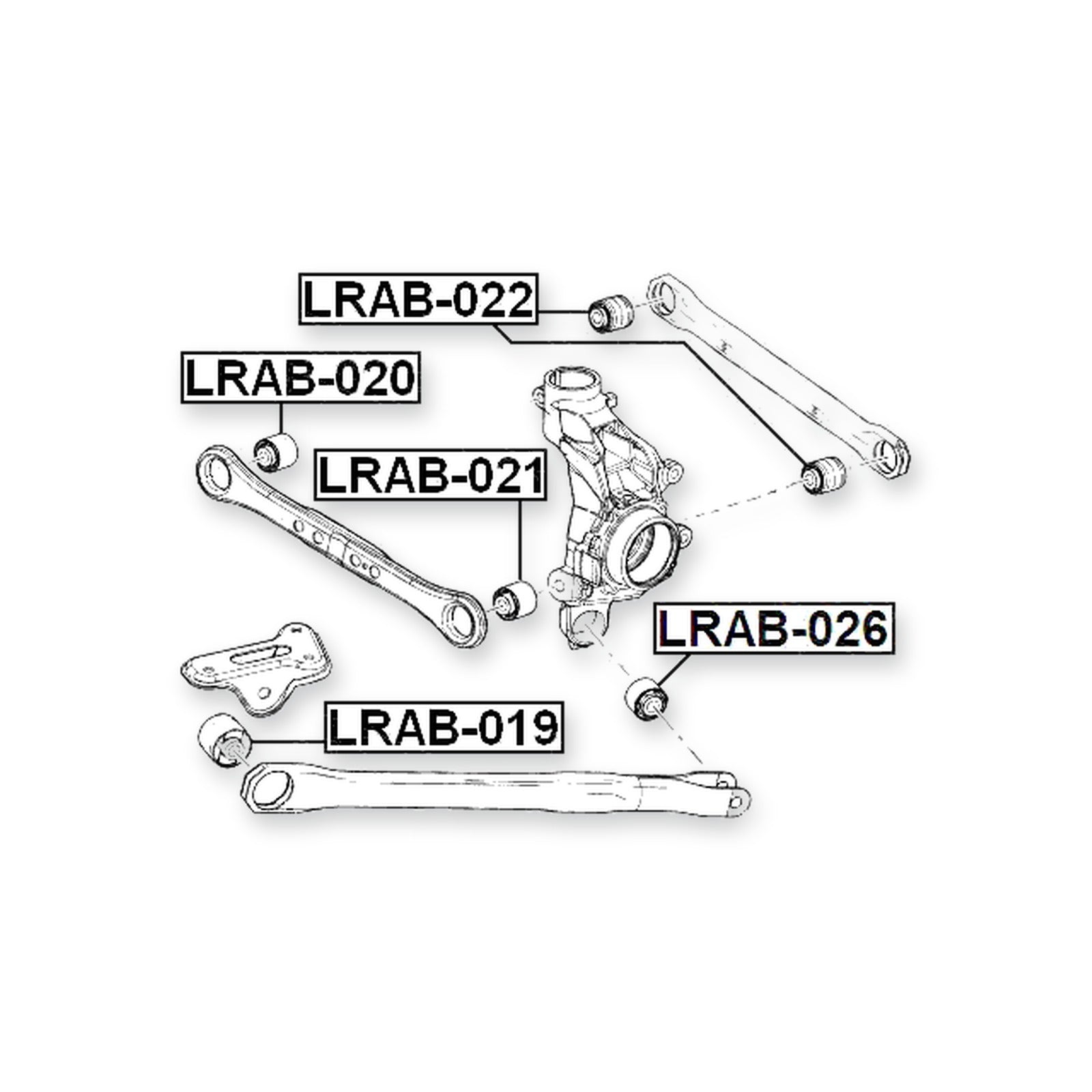 Land Rover Freelander 2/LAND Rove Rear Lower Arm Bushing