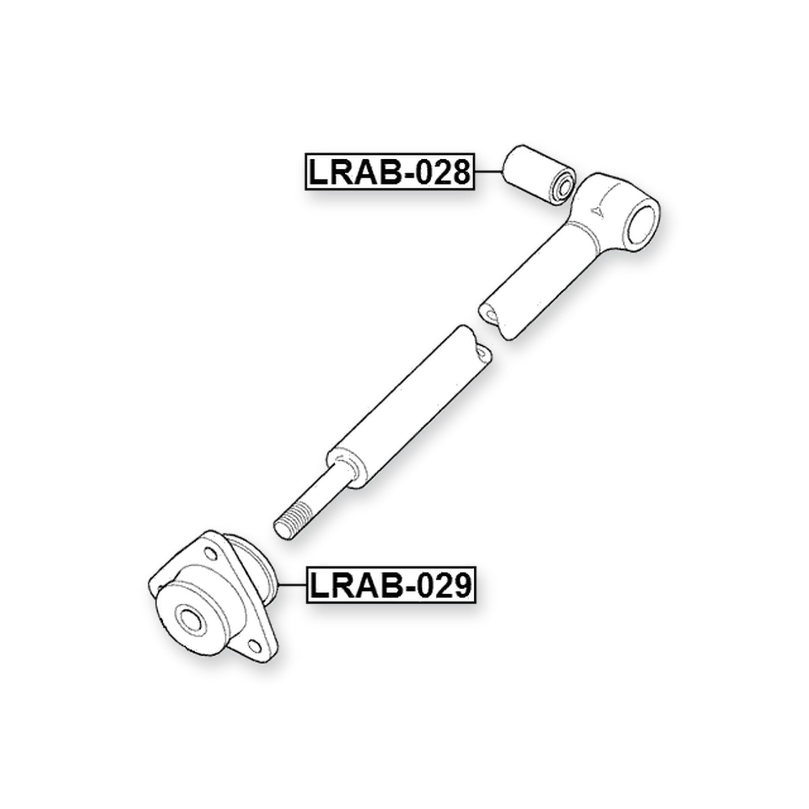Land Rover Defender Front Trailing Rod Bushing
