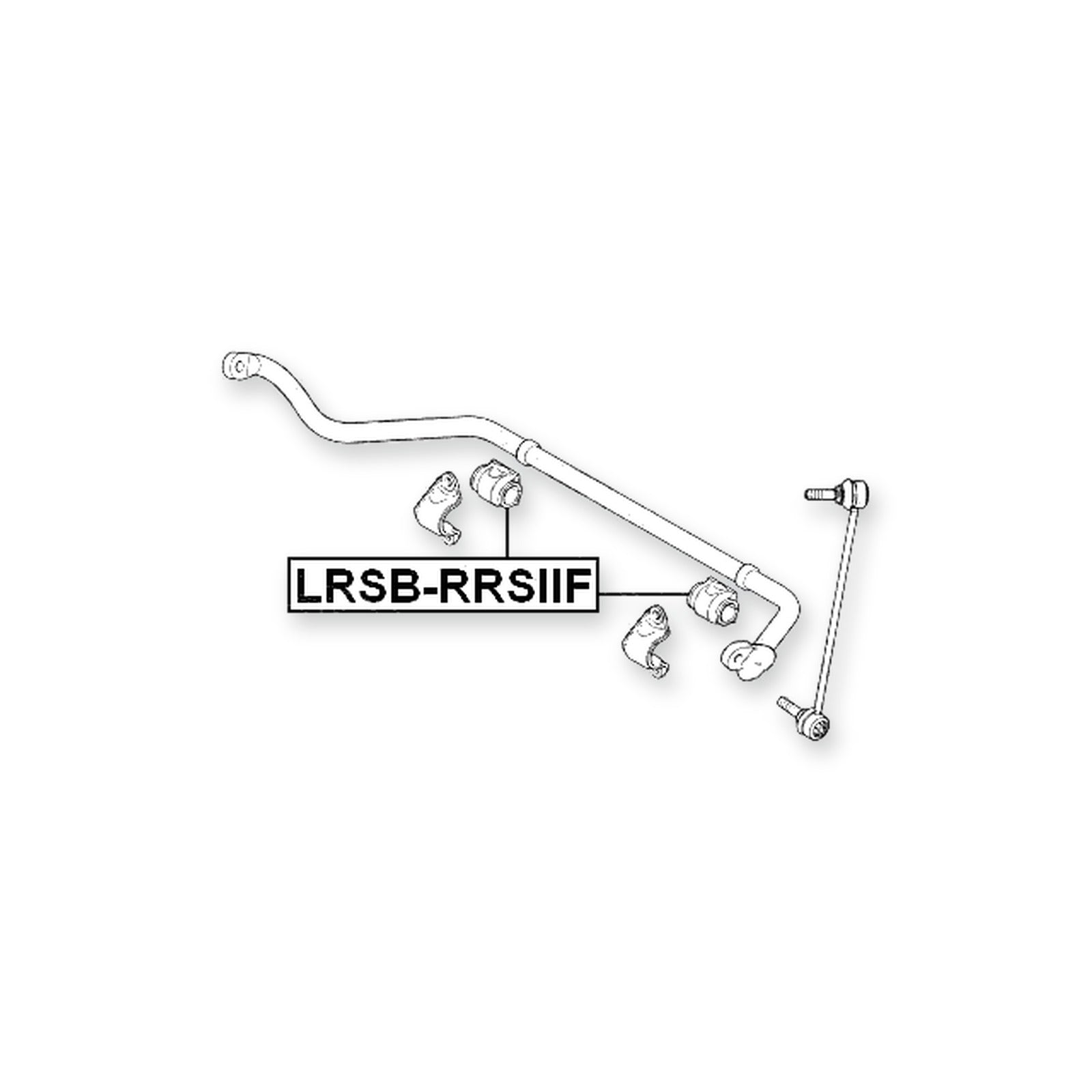 Land Rover Range Rover Sport Front Stabilizer Bar Bush D33.8