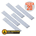 Heat Protection Exhaust Wrap Locking Ties 4.5mm x 400mm (16 Inch) Long Heavy