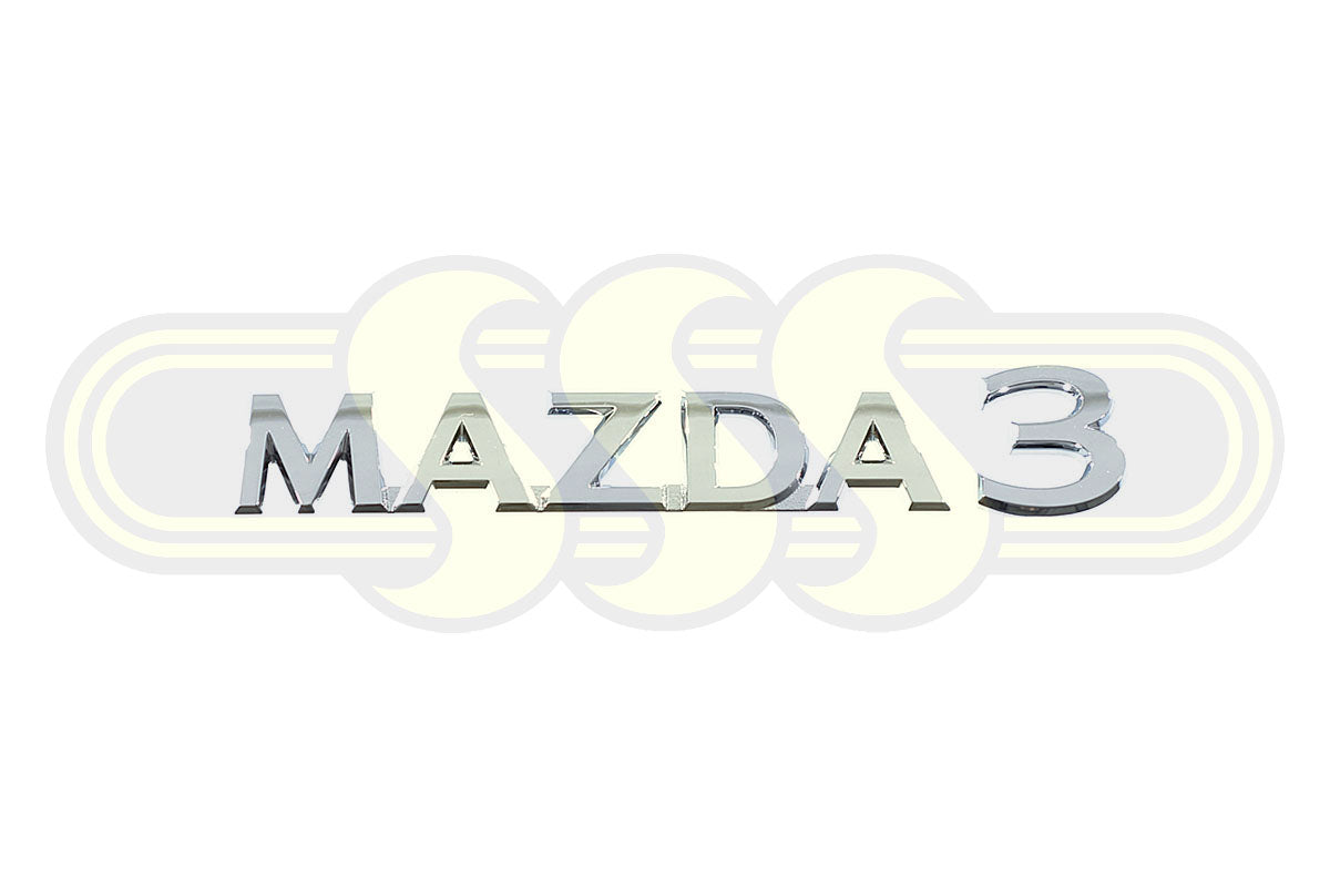 Genuine Mazda Mazda3 Badge/Logo *MAZDA 3* On Tail Gate (01/19-12/20)