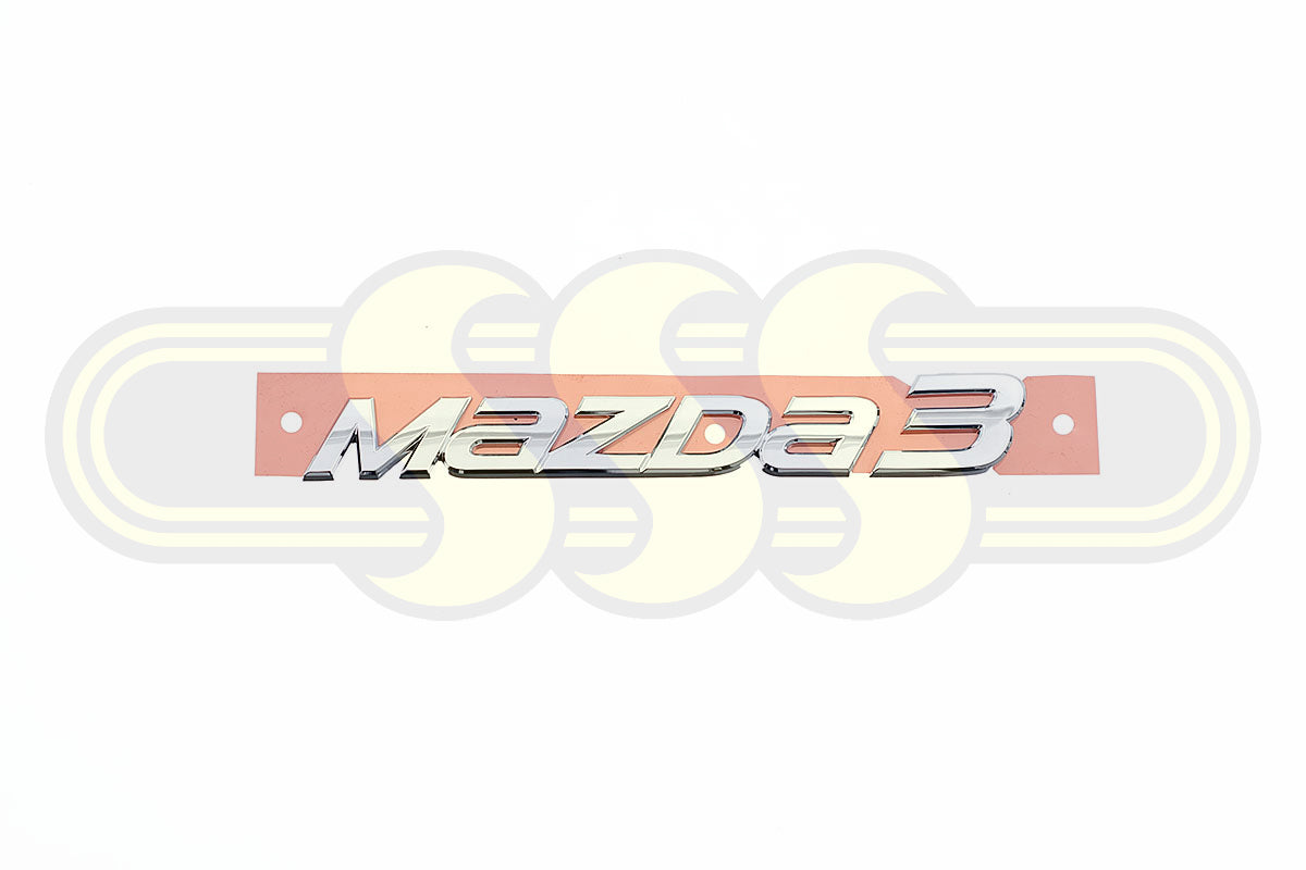 Genuine Mazda Mazda3 Badge/Logo *Mazda 3* On Boot Lid (05/16-04/19)
