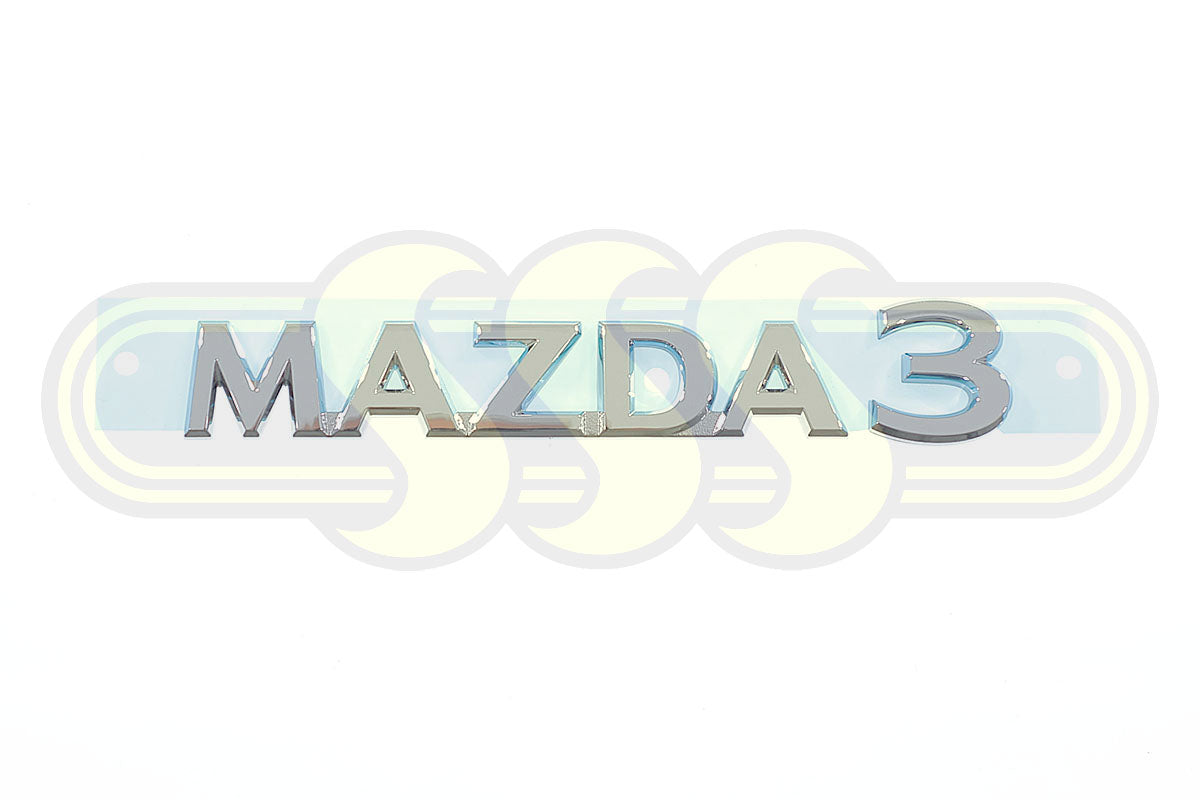 Genuine Mazda Mazda3 Badge/Logo *MAZDA 3* On Boot Lid (01/19-On)