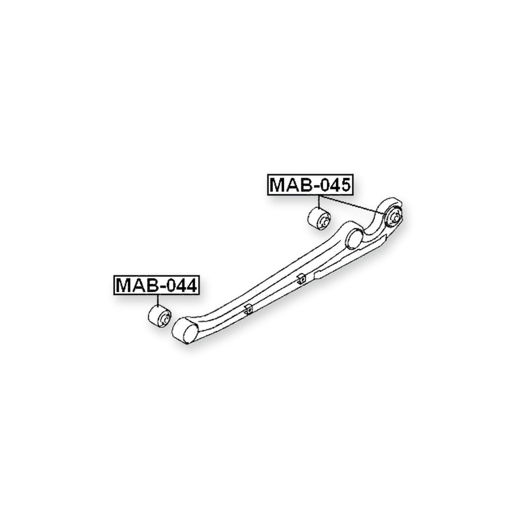 Mitsubishi Challenger Rear Upper Bushing, Trailing Arm