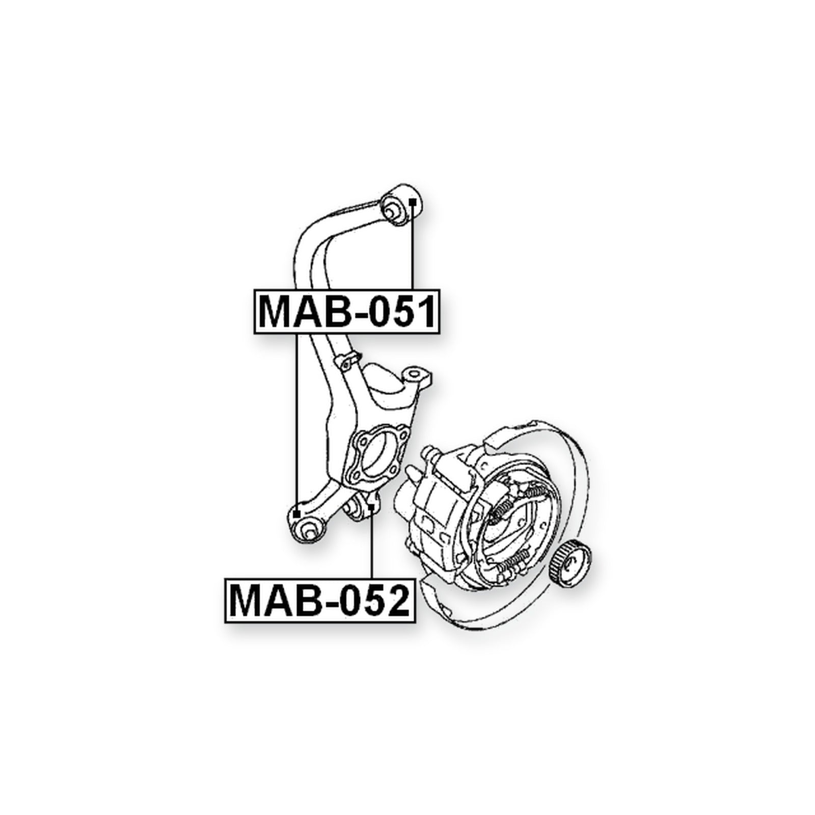 Dodge Stratus/Sebring Rear Lower Knuckle Bushing