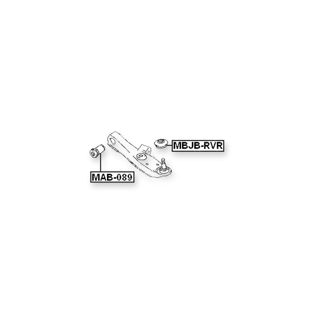 Mitsubishi Ek-Series H81W Front Lower Bushing, Control Arm
