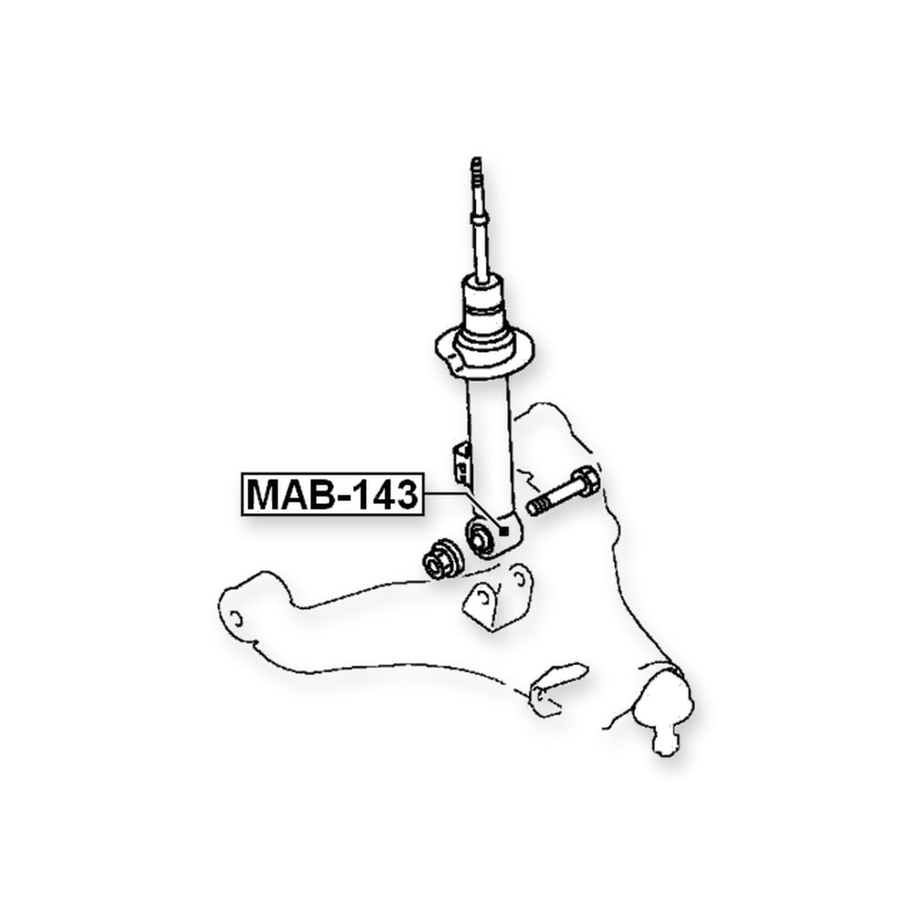 Mitsubishi L200 Front Shock Absorber Bushing