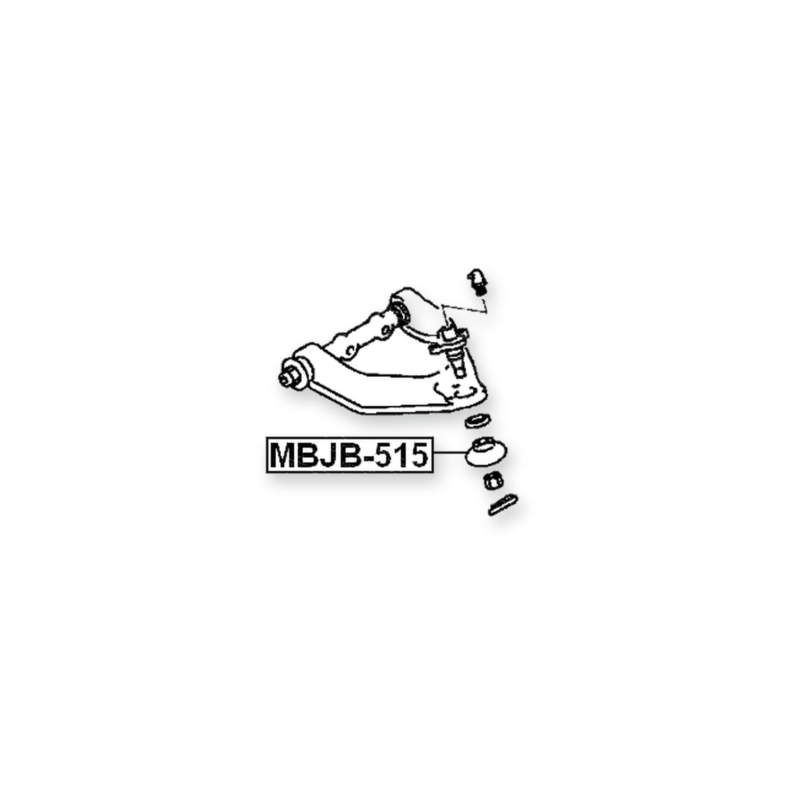 Mitsubishi Challenger Front Upper Control Arm Ball Joint Boot 33X25.5X18.5