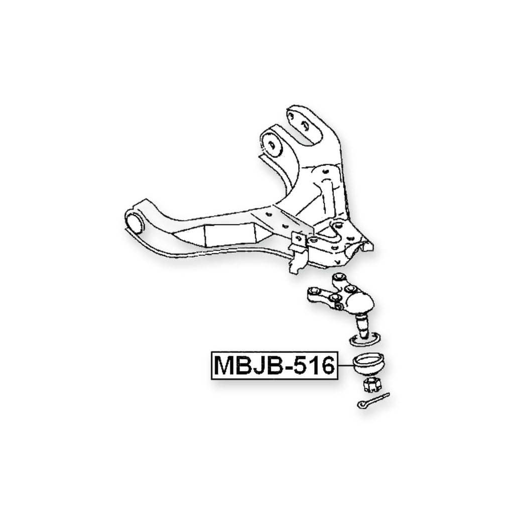 Hyundai Grace Front Lower Control Arm Ball Joint Boot 31.4X31.6X20.1 2006-on