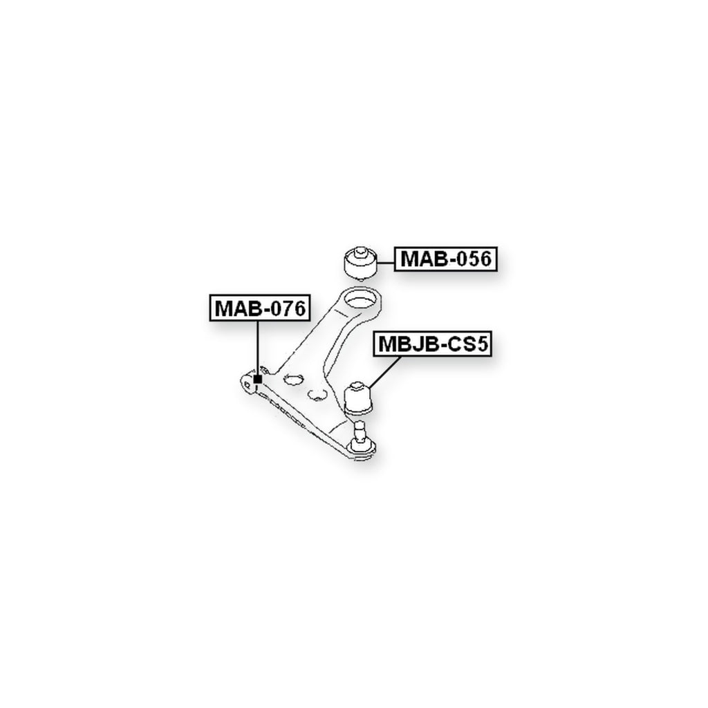 Front Lower Control Arm Ball Joint Boot 35.5X32X19.2