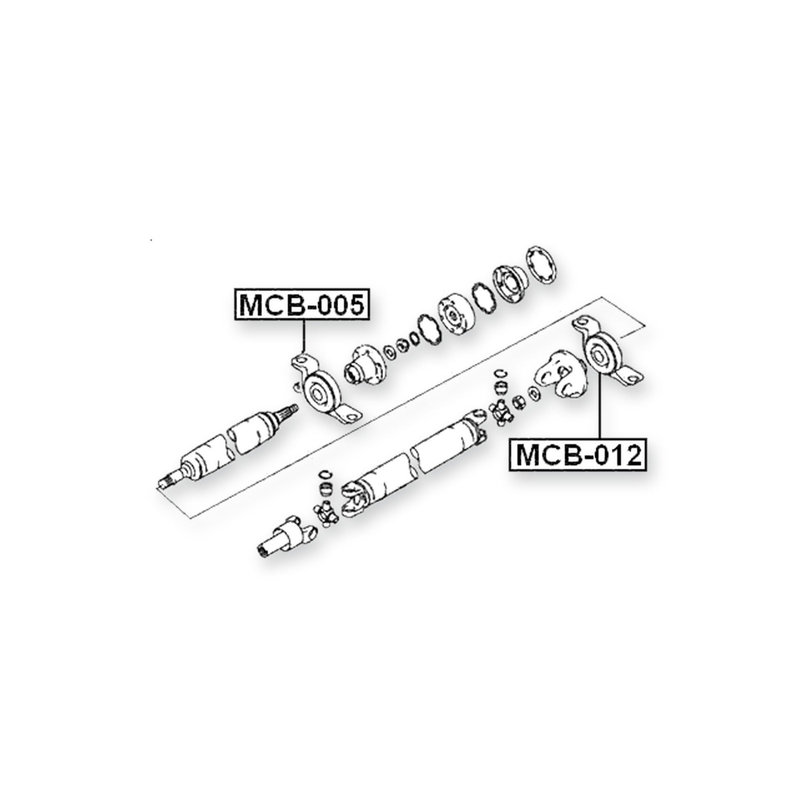 Mitsubishi Airtrek Rear Drive Shaft Bearing