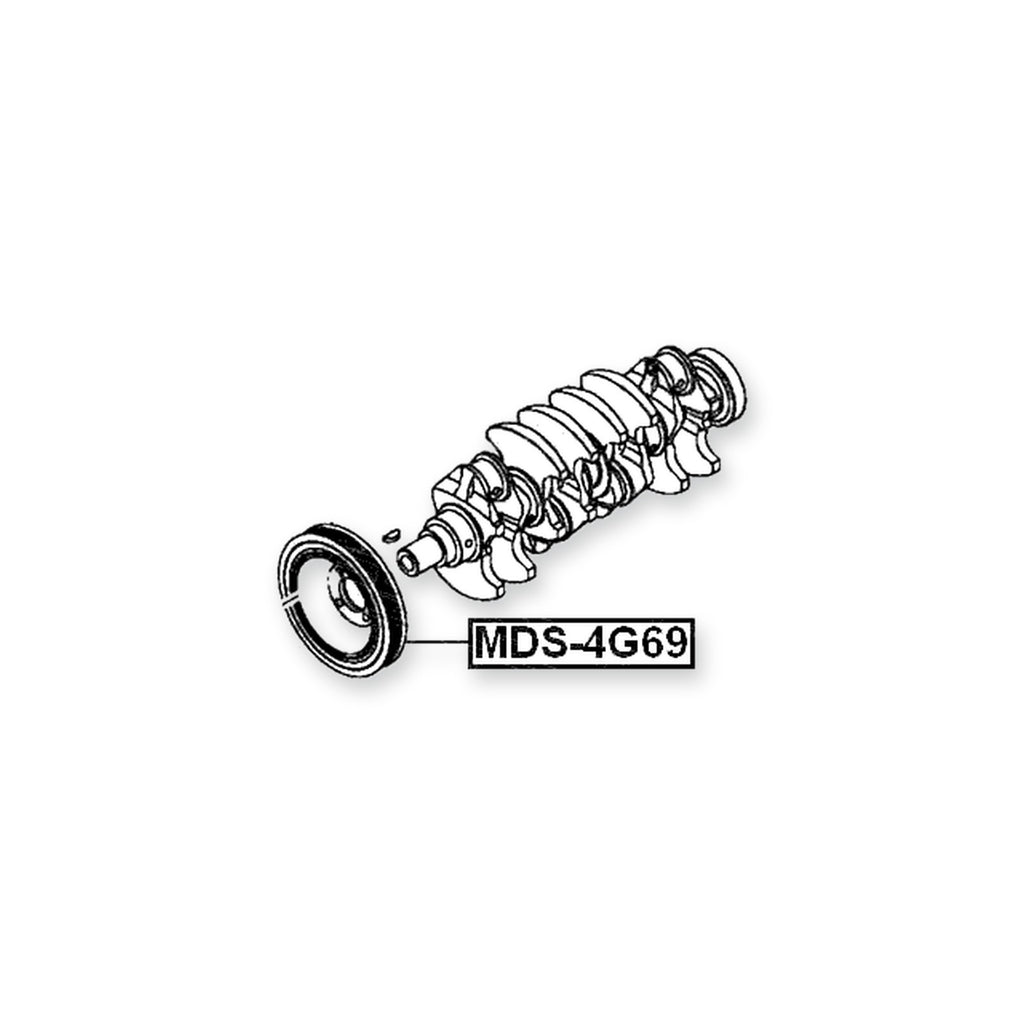 Mitsubishi Airtrek Crankshaft Pulley 4G69