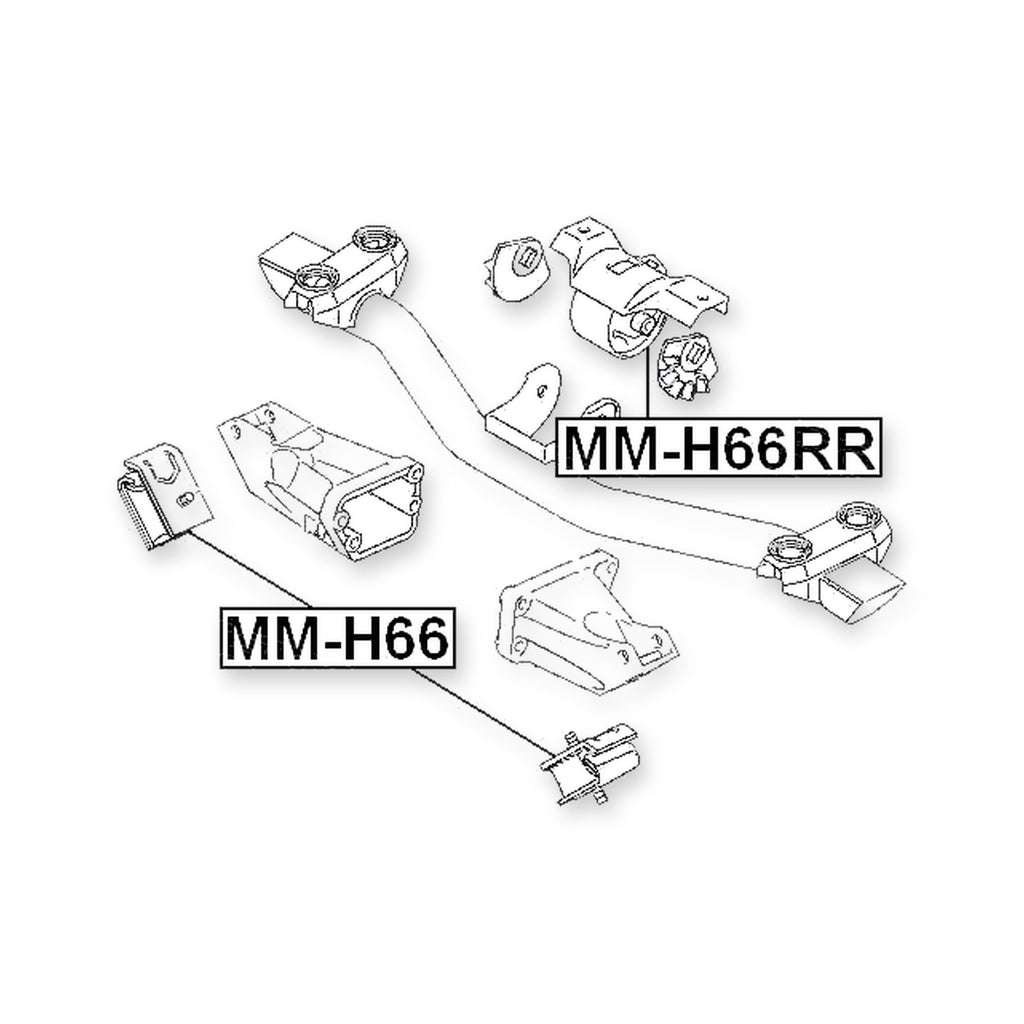 Mitsubishi Pajero Rear Engine Mount (Hydro)