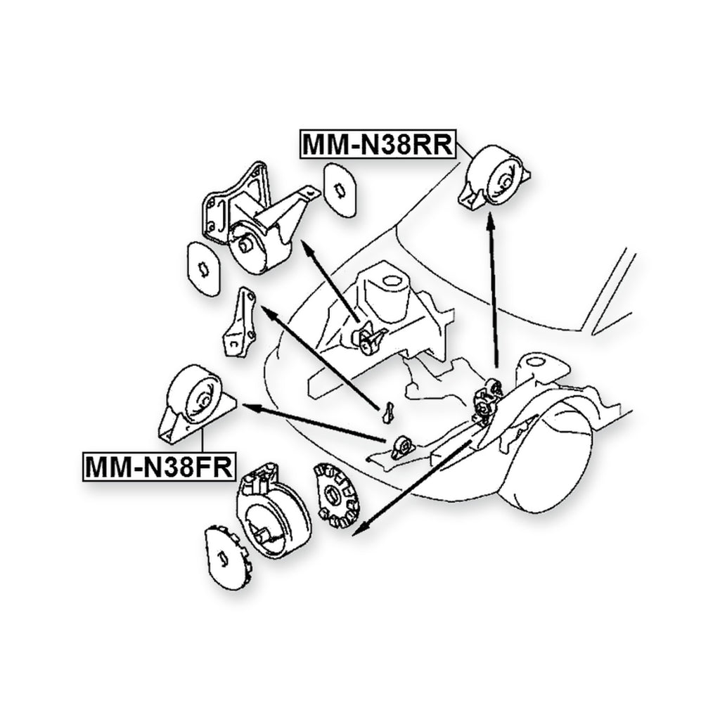 Chrysler Import Rear Engine Mount